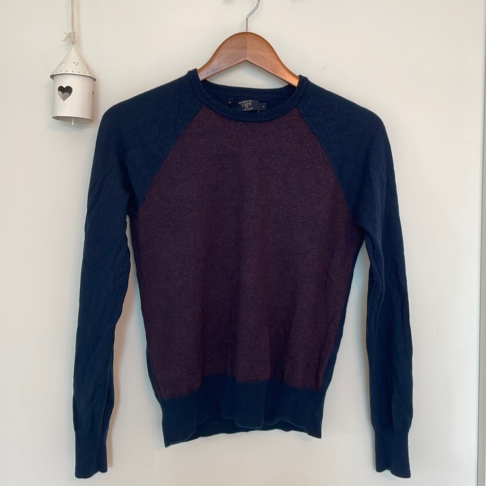 J. Crew 100% Merino Wool Crew Neck Sweater